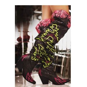 Multi Color Cowboy Boots